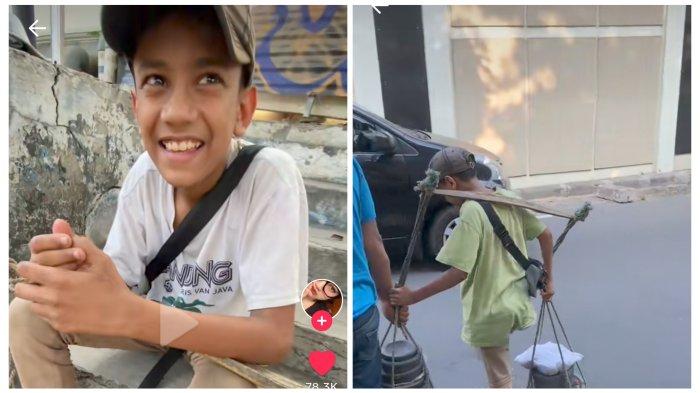 Penjual cilok yang disebut-sebut berparas tampan