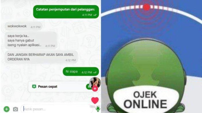 Viral chat driver ojek online alias ojol bikin kesal ketika menolak mengantar pesanan dari pelanggannya.