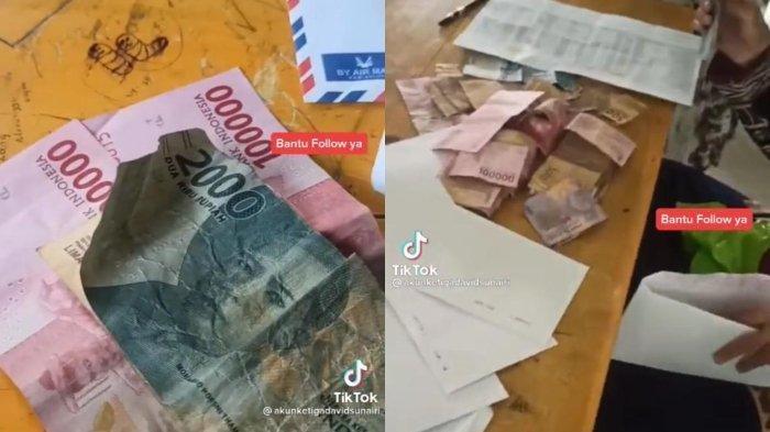 Viral di sosial media, besaran gaji guru honorer di pedesaan. (tangkap layar akun TikTok @akunketigasunairi)