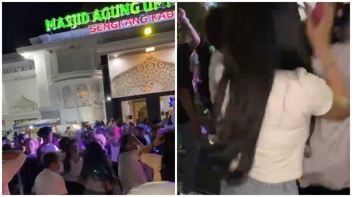 Joget erotis di Masjid Agung