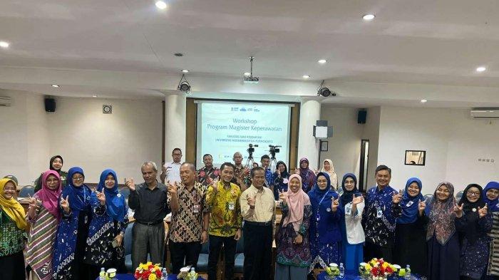 Workshop Program Magister Keperawatan di Aula AK Anshori kampus UMP, Selasa (19/9/2023).