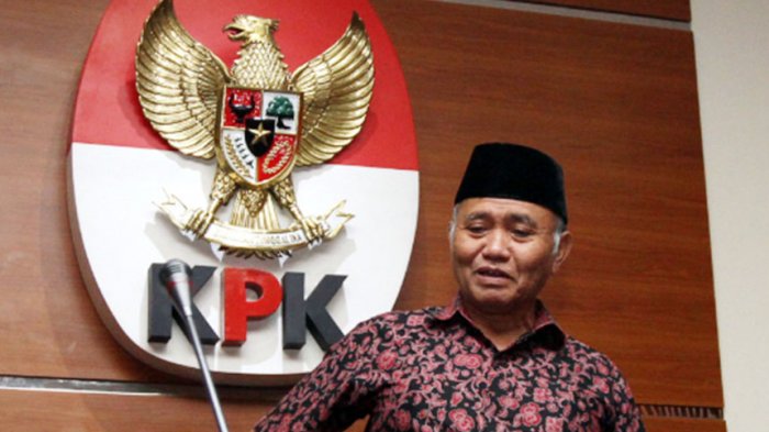 Agus Rahardjo saat masih menjabat Ketua Komisi Pemberantasan Korupsi (KPK) 