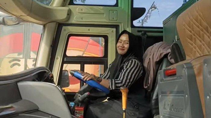Wiwid Lestari Sopir Bus PO MTI Anak Buah Rian Mahendra.