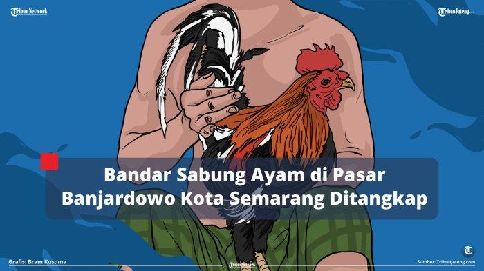 Ilustrasi Bandar Sabung Ayam di Pasar Banjardowo Ditangkap, Uang Taruhan Rp 14 Juta Disita