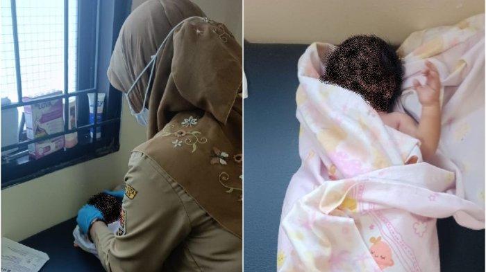 Bayi laki-laki ditemukan di dalam ember saat sudah dievakuasi di Puskesmas Bandarharjo Semarang