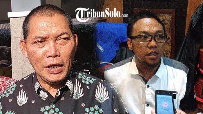KOLASE : Bakal calon wali kota Solo Teguh Prakosa (kiri) dan bakal calon wakil wali kota Solo Bambang 'Gage' Nugroho (kanan). Keduanya diusung oleh PDIP untuk Pilkada Solo 2024