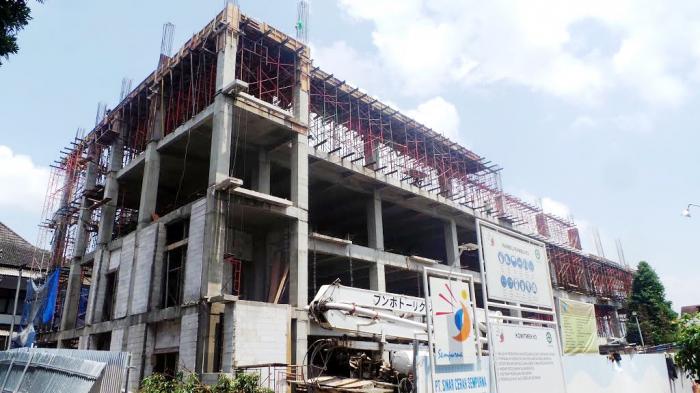 Setda Saltiga Begini Progres Pembangunan Gedung Setda Kota Salatiga Anggaran Rp 28 ...