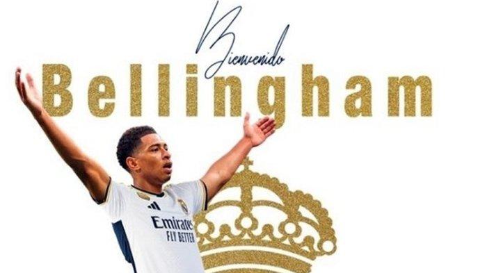 Jude Bellingham resmi bergabung bersama Real Madrid.