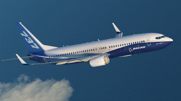 Ilustrasi Boeing 737