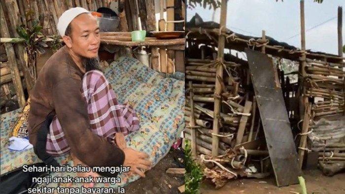 Kehidupan Ustaz Gunawan, imam masjid hidup dalam keterbatasan dan tinggal di gubuk reyot, ternyata setting-an