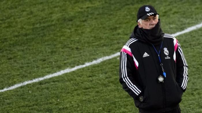 Pelatih Real Madrid, Carlo Ancelotti.