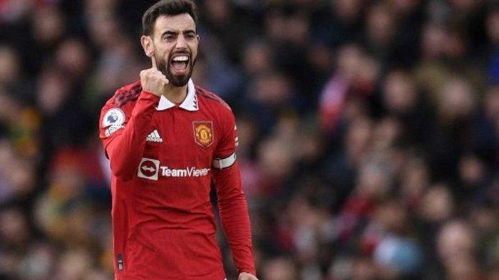 Gelandang Manchester United, Bruno Fernandes.