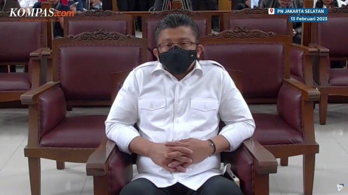 Ekspresi Ferdy Sambo saat divonis mati oleh PN Jakarta Selatan pada 13 Februari 2023.