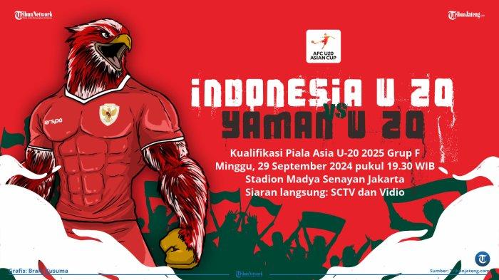 Ilustrasi Indonesia U-20 vs Yaman U-20