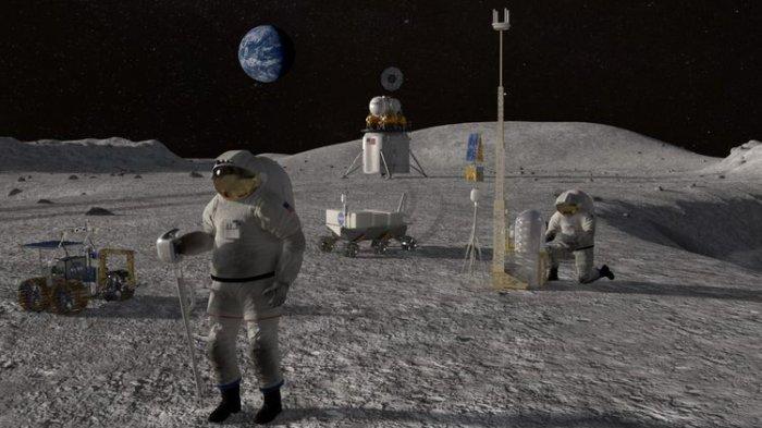 Temukan Air Lagi, NASA Makin Yakin Akan Bisa Bangun Pangkalan di Bulan -  Tribunjateng.com