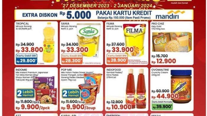 Katalog promo Alfamart terbaru besok hari Jumat 29 Desember 2023. Alfamart hadir menawarkan promo dan diskon berbagai bahan kebutuhan Anda.