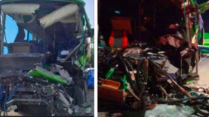 Kecelakaan Maut Bus Rombongan Study Tour SMP PGRI 1 Wonosari Malang di Tol Jombang, 2 Tewas