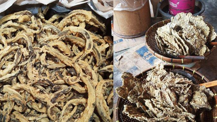 Usaha keripik belut yang sudah puluhan tahun ditekuni Mino di Desa Gedongan, Kecamatan Baki, Kabupaten Sukoharjo.