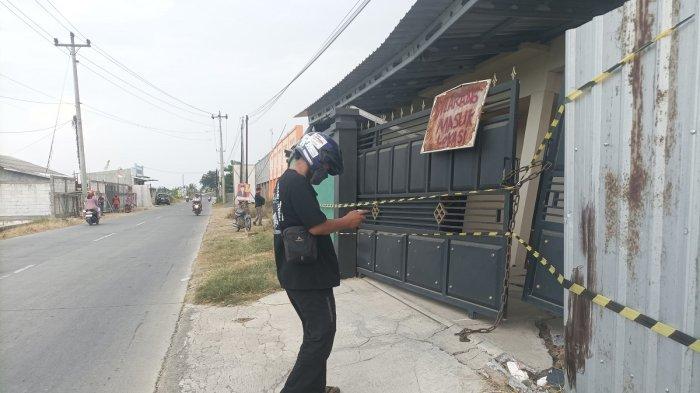 Kondisi rumah di Dukuh Guyangan, Desa Purworejo, Kecamatan/Kabupaten Pati, yang rusak akibat peristiwa tanah gerak yang dipicu penurunan air sungai, Senin (9/9/2024).