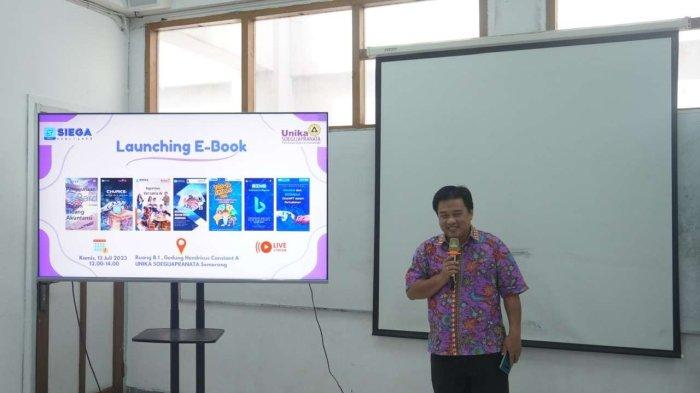 Mahasiswa Akuntansi SCU Launching 7 E-Book Tentang Pemanfaatan Artificial Intelligence