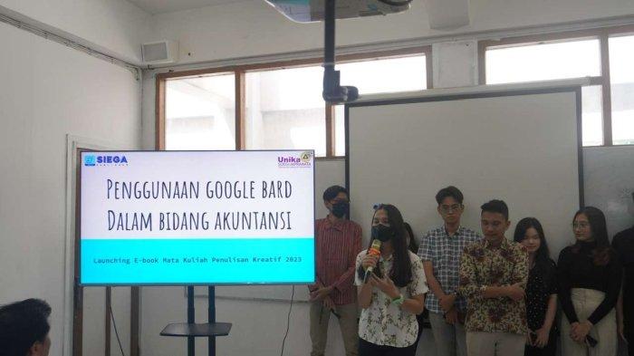Mahasiswa Akuntansi SCU Launching 7 E-Book Tentang Pemanfaatan Artificial Intelligence