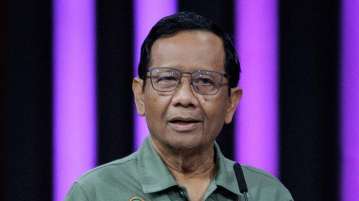 Calon wakil presiden Mahfud MD menghadiri debat terakhir calon wakil presiden di Jakarta Convention Center (JCC) di Jakarta pada 21 Januari 2024. Yasuyoshi CHIBA / AFP.