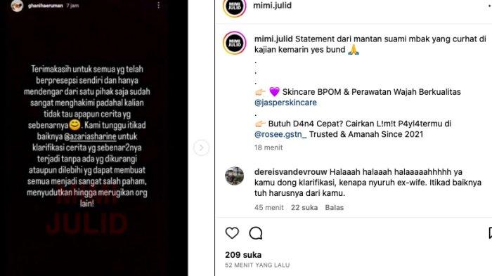 Mantan Suami Azaria Sherin Angkat Bicara, Tuntut Sherin Cerita Jujur Tanpa Ditambahi