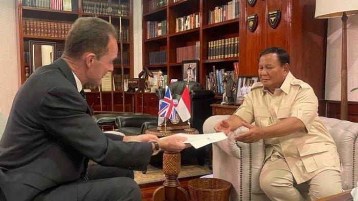Perdana Menteri (PM) Inggris Rishi Sunak mengucapkan selamat kepada calon presiden nomor urut 2 Prabowo Subianto karena unggul berdasarkan hasil hitung cepat alias quick count Pemilihan Presiden (Pilpres) 2024. Ucapan selamat dari Rishi Sunak itu disampaikan melalui Duta Besar Inggris untuk Indonesia, Dominic Jermey. (Akun X Dominic Jermey)