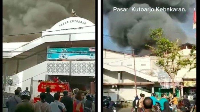 BREAKING NEWS: Pasar Kutoarjo Purworejo Kebakaran Pagi Ini