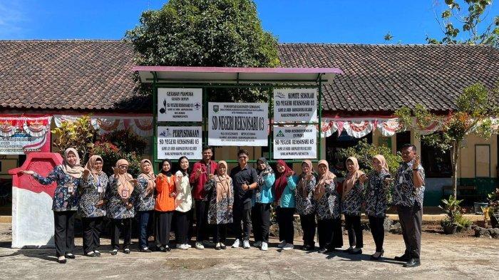 Pelepasan Mahasiswa UKSW sebagai Peserta Program Kampus Mengajar Angkatan 6 di SD N Reksosari 03 belum lama ini