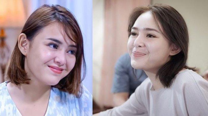 Potret Amanda Manopo saat syuting sinetron Ikatan Cinta.