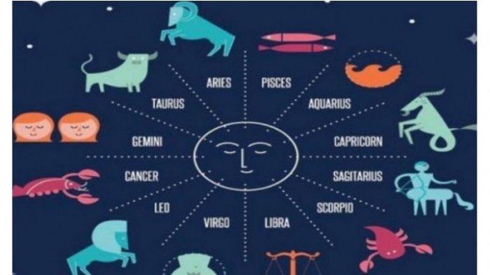 Ilustrasi ramalan zodiak.
