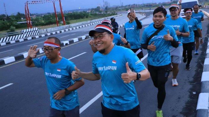 Rangkaian HUT ke-78 RI di PT Kilang Pertamina Internasional (KPI) RU IV Cilacap.