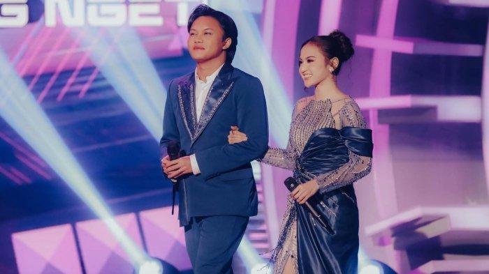 Pasangan selebriti Mahalini dan Rizky Febian.