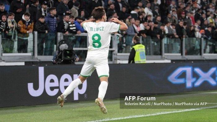 Super Tengil, Pahlawan Kemenangan Sassuolo Maxime Lopez Tiru Selebrasi Ronaldo Setelah Jebol Gawang Juventus