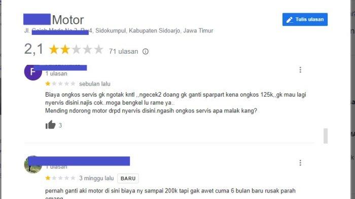 Ulasan di Google