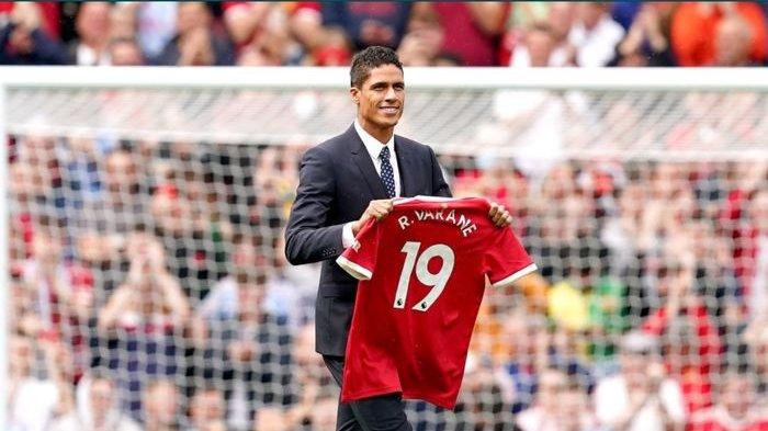 Raphael Varane saat berstatus sebagai pemain Manchester United.