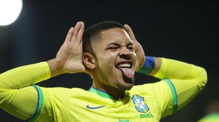 Wonderkid muda Timnas Brasil, Vitor Roque.