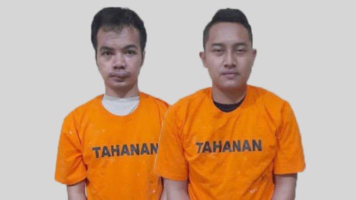 Inilah wajah dua oknum polisi yang menjadi maling mobil.