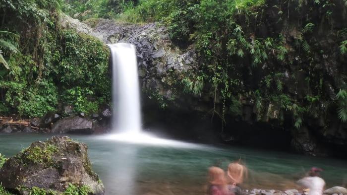 Wow, Segarnya Curug Bayan Baturraden di Kaki Gunung Slamet di Banyumas Jateng