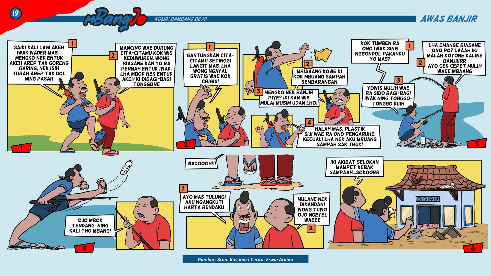 Komik Mbangjo Edisi 19: AWAS BANJIR - Tribunjateng.com