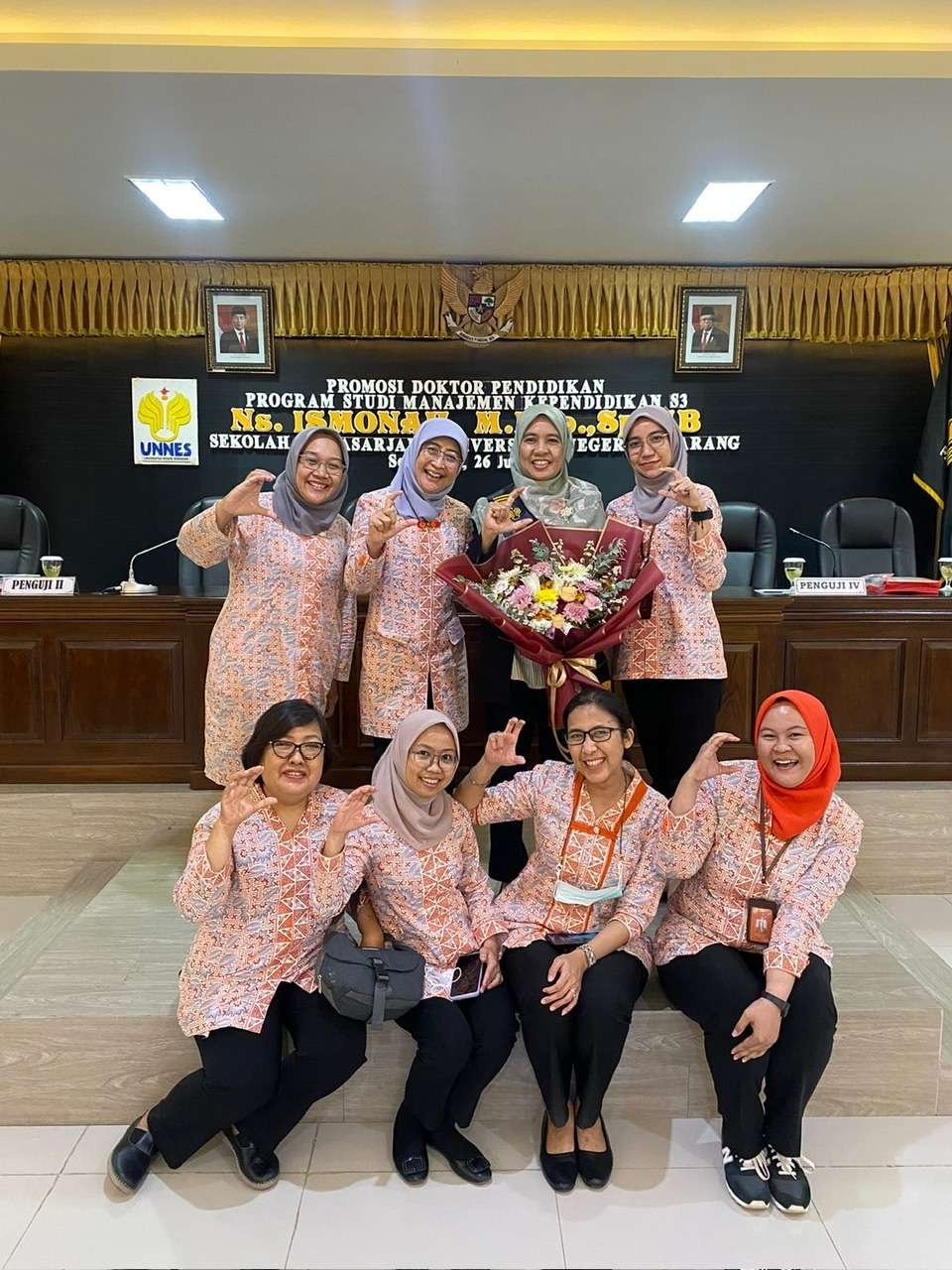 Ujian Promosi Doktor Ns. Ismonah, M.Kep, Sp.MB dilaksanakan pada Rabu, 26 Juli 2023 secara luring di Sekolah Pascasarjana Universitas Negeri Semarang.