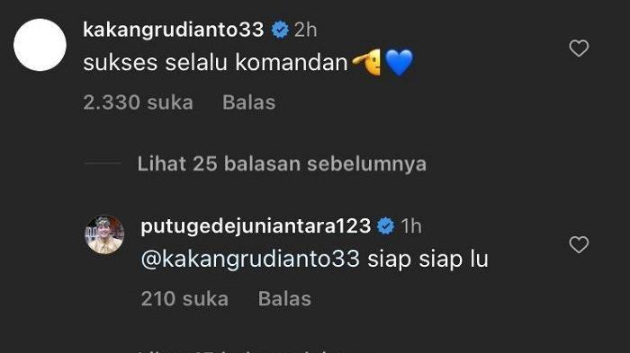 Putu Gede minta Kakang Rudianto siap-siap jika senasib dengan dirinya