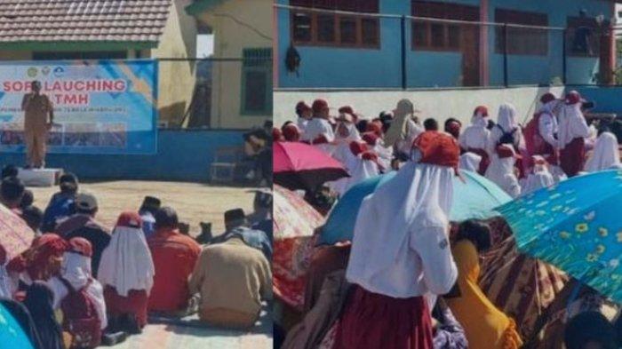 Sejumlah warga juga hadir di acara soft launching Pembangkit Listrik Tenaga Mikrohidro (PLTMH) di halaman Sekolah Dasar Negeri 014, Kampung 4 Desa Segamit, Kecamatan Semendo Darat Ulu, Kabupaten Muara Enim, Sumatera Selatan,Selasa (4/6/2024).