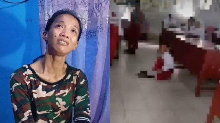 Siswa SD ini dihukum duduk di lantai selama pelajaran sebab belum membayar SPP.
