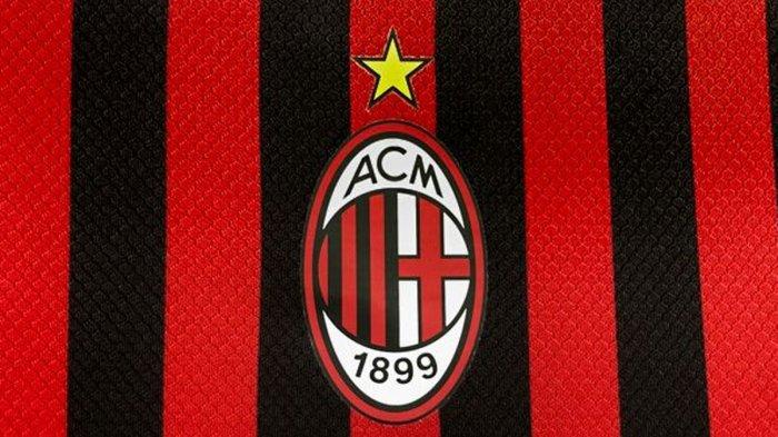 LOGO - Logo klub sepak bola Serie A Liga Italia, AC Milan.