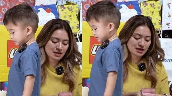 Adzam baru saja berulang tahun. Anak Nathalie Holscher mendapat kado dari banyak orang, termasuk Fuji.