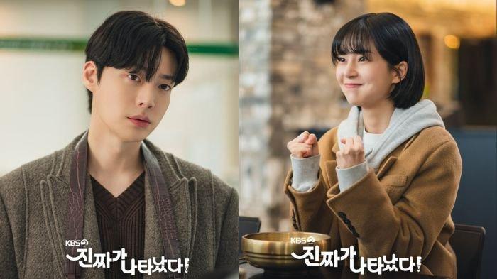 Potret Ahn Jae Hyun dan Baek Jin Hee yang beradu akting di drakor romantis The Real Deal Has Come.