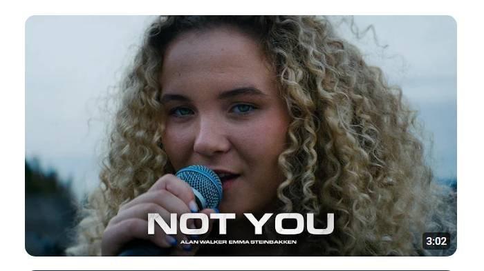 Alan Walker x Emma Steinbakken - Not You.