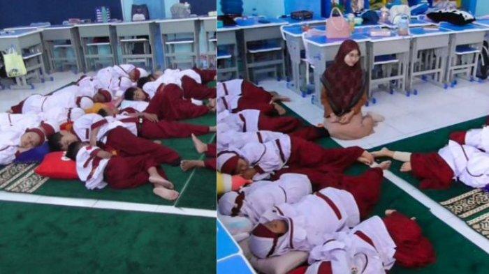 Alasan guru yang mengadakan mata pelajaran tidur siang di Sidoarjo
